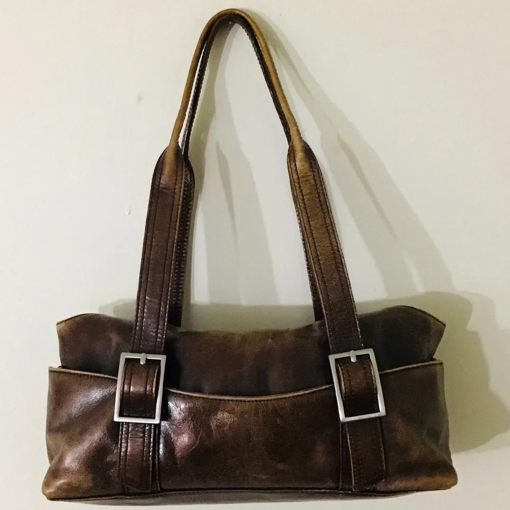 VINTAGE Kenneth Cole Baguette Satchel